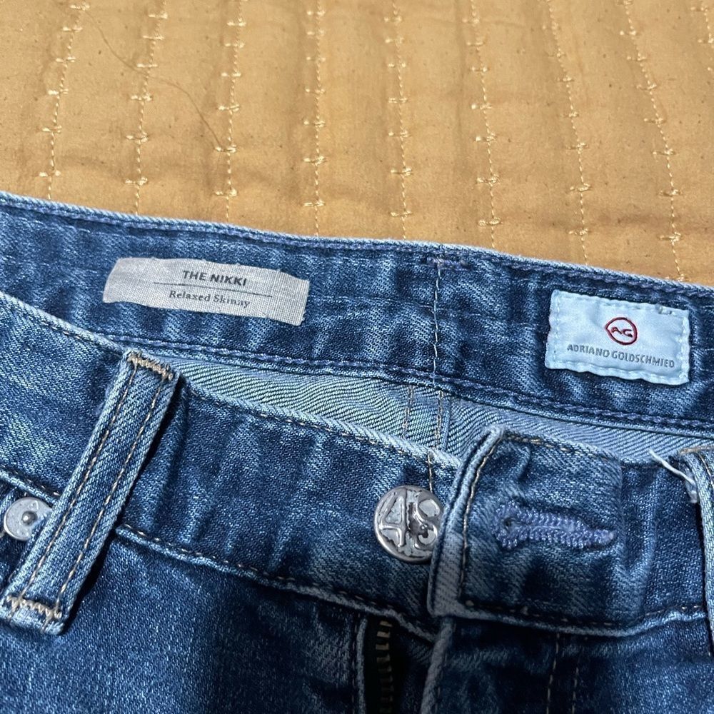 AG Adriano Goldschmied The Nikki relaxed skinny jeans 27R - Picture 6 of 11